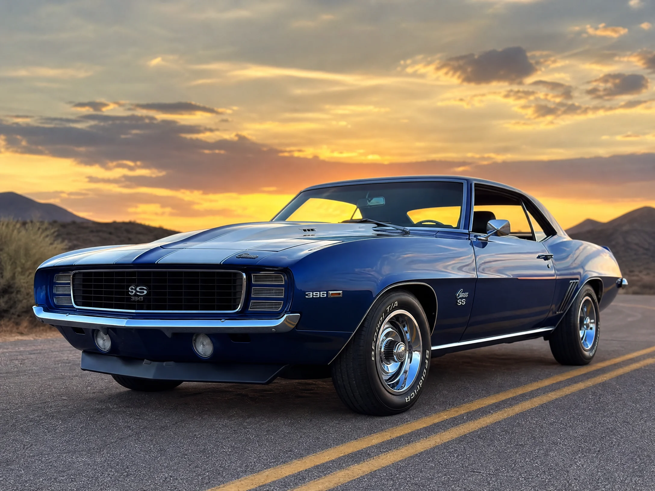 1969 Chevrolet Camar​o SS修复案例‍